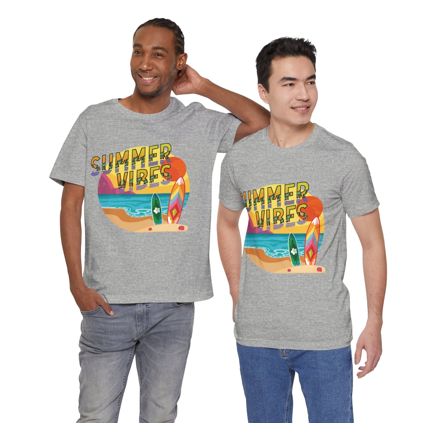 Sun and Fun, Summer Tee, Summer Sun, Regular fit, Neck Labels, Men's Clothing, Beach Wear
