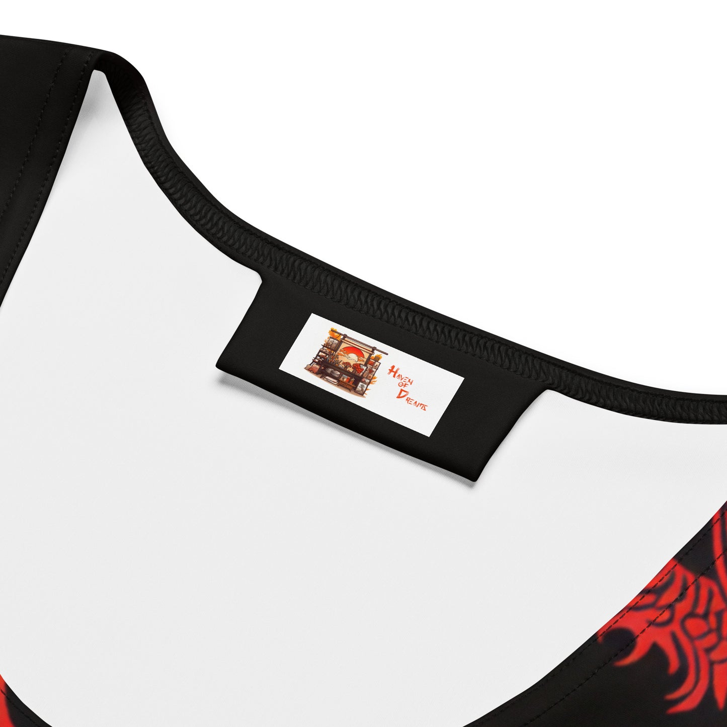 Fierce Red Dragon Dress - Embrace power and style with this bold black dress featuring an intricate red dragon design. Perfect for standing out at any occasion!