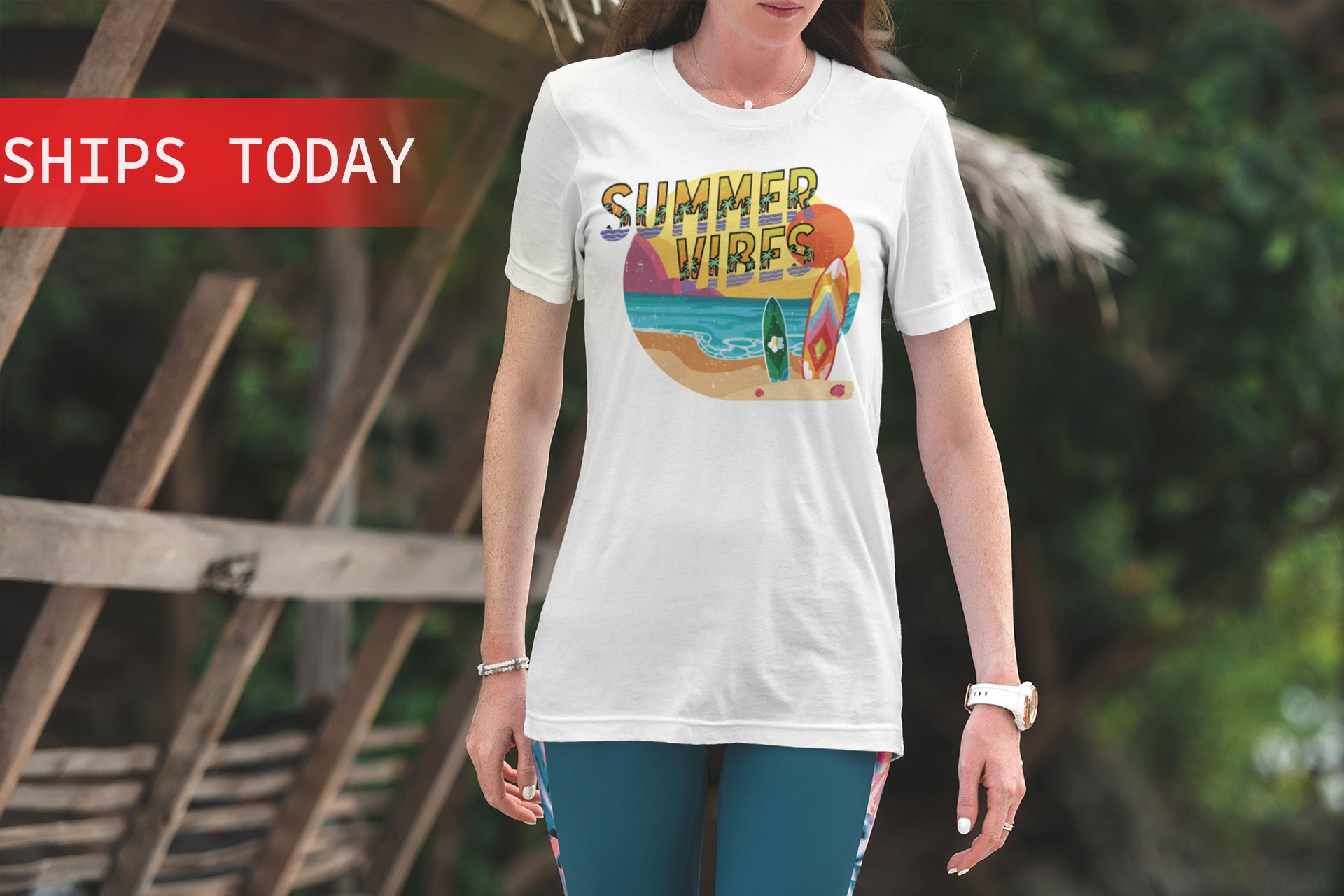 Sun and Fun, Summer Tee, Summer Sun, Regular fit, Neck Labels, Men's Clothing, Beach Wear