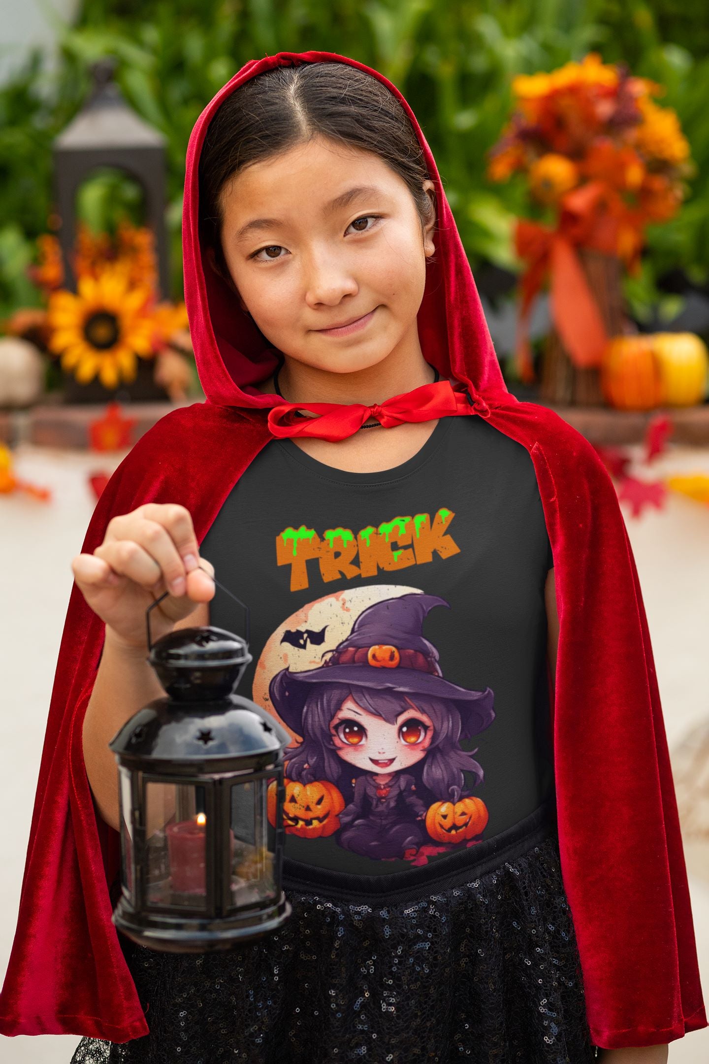 Witch Tee, T-shirts, Kids' Clothing, Kids Halloween Tee, Kids Halloween Costume, Kawaii Witch, Halloween Tee