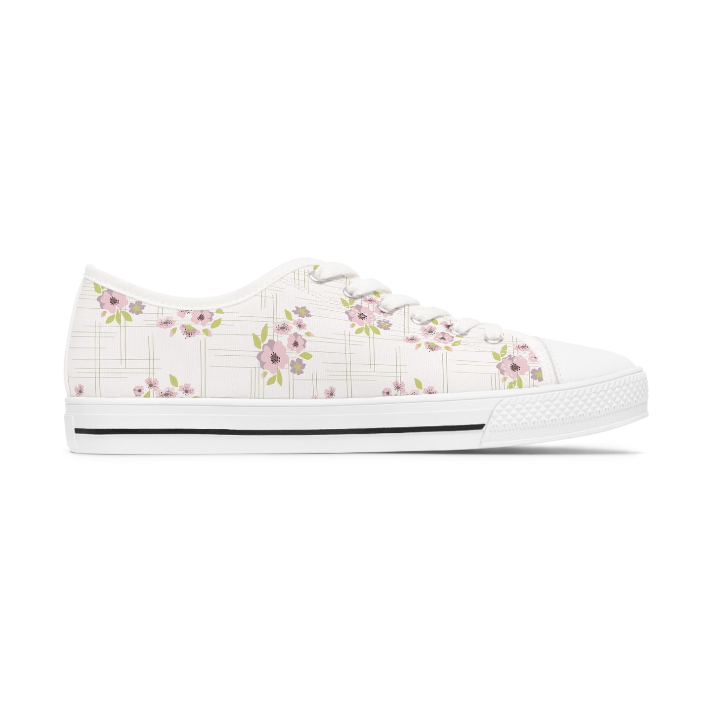 Floral Womens Sneakers, Boho Chic