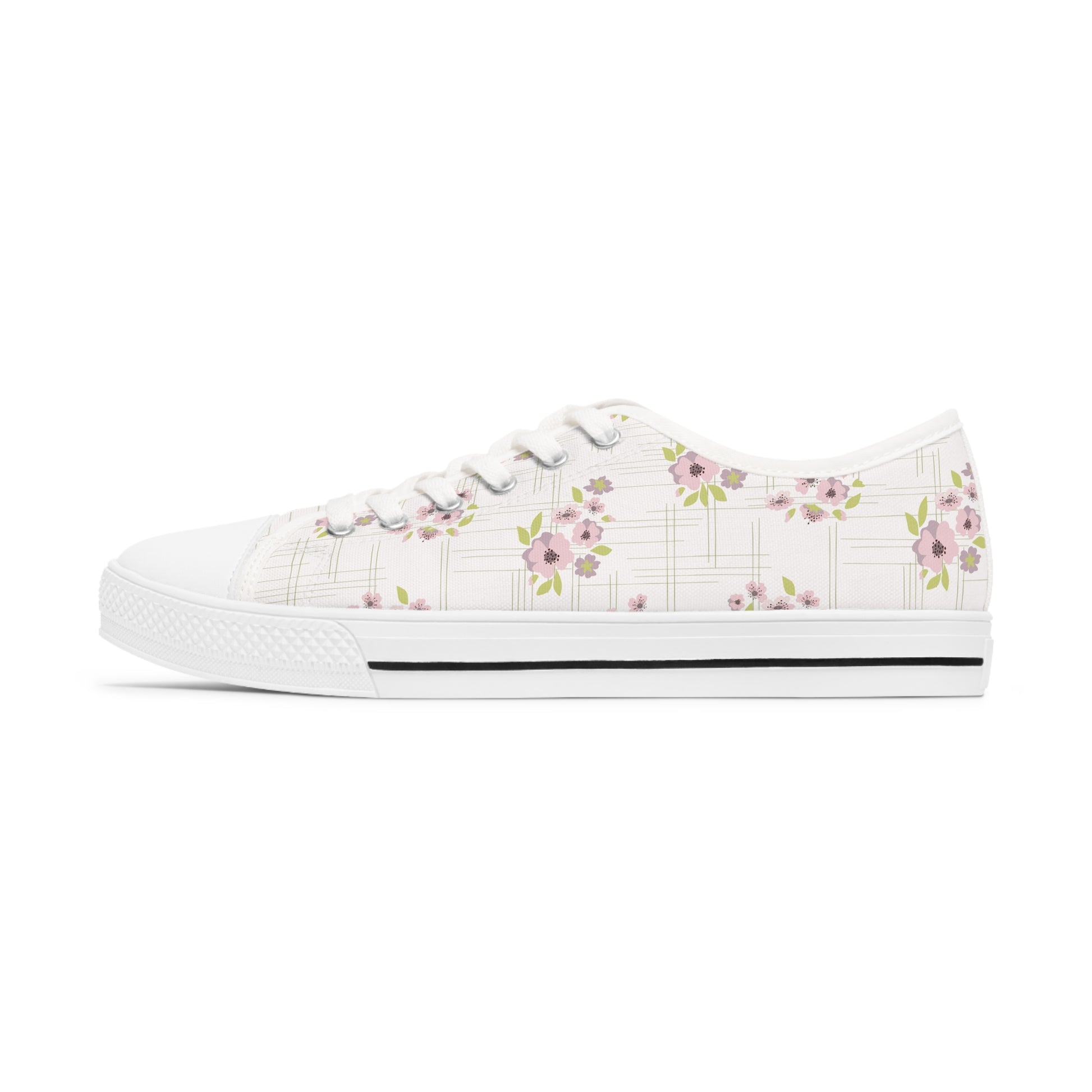 Floral Womens Sneakers, Boho Chic