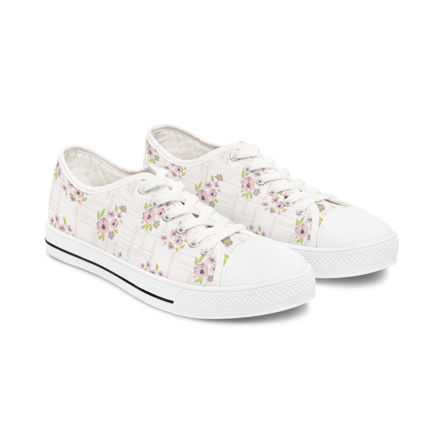 Floral Womens Sneakers, Boho Chic