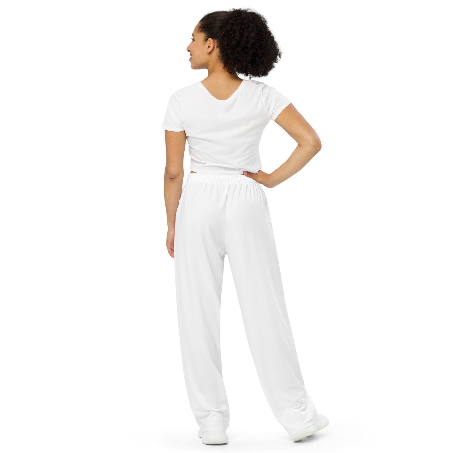 Tiger Pants, Tiger Motif, White Loose fir pants, wide leg pants, Tiger embellished clothing, tiger graphic clothes