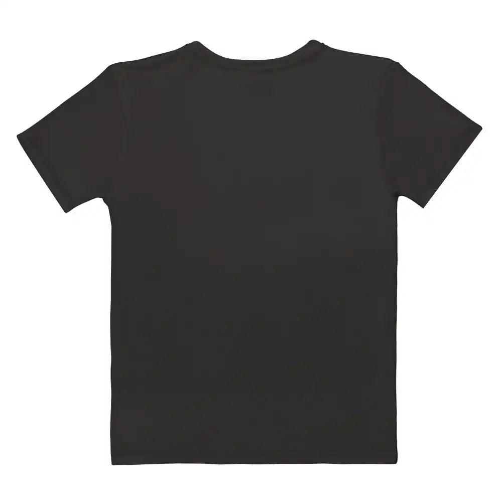 Flat back view of Women's Scoop Neck T-Shirt showing the blank back of the t-shirt